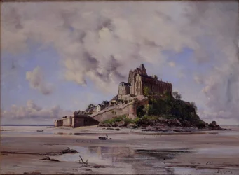 Mont Saint-Michel, noordoostzijde, 1881